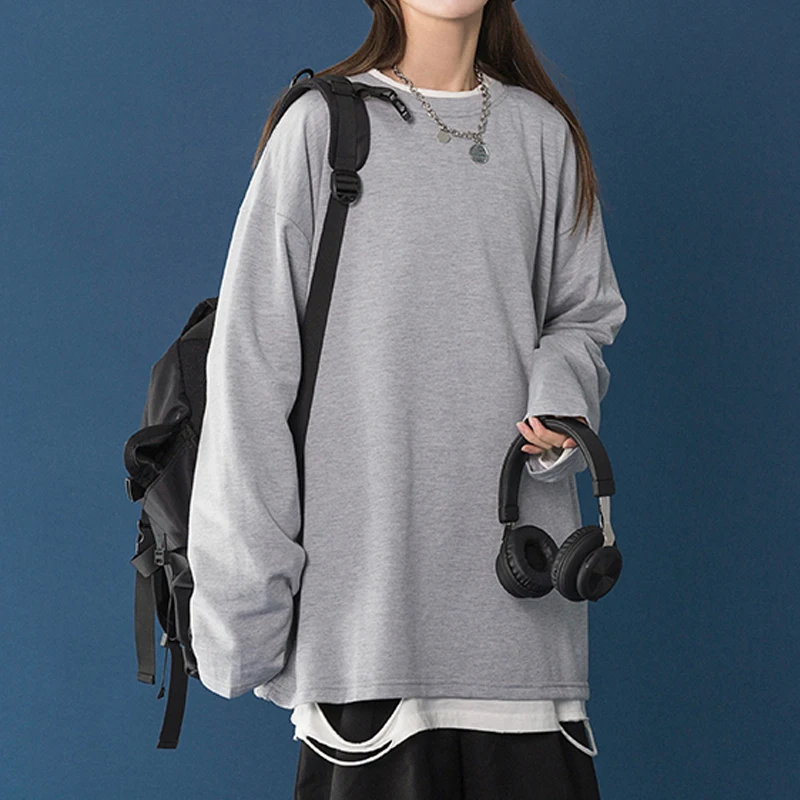 Разборчивого 2021 Осенняя футболка с длинными рукавами рисунком для женщин