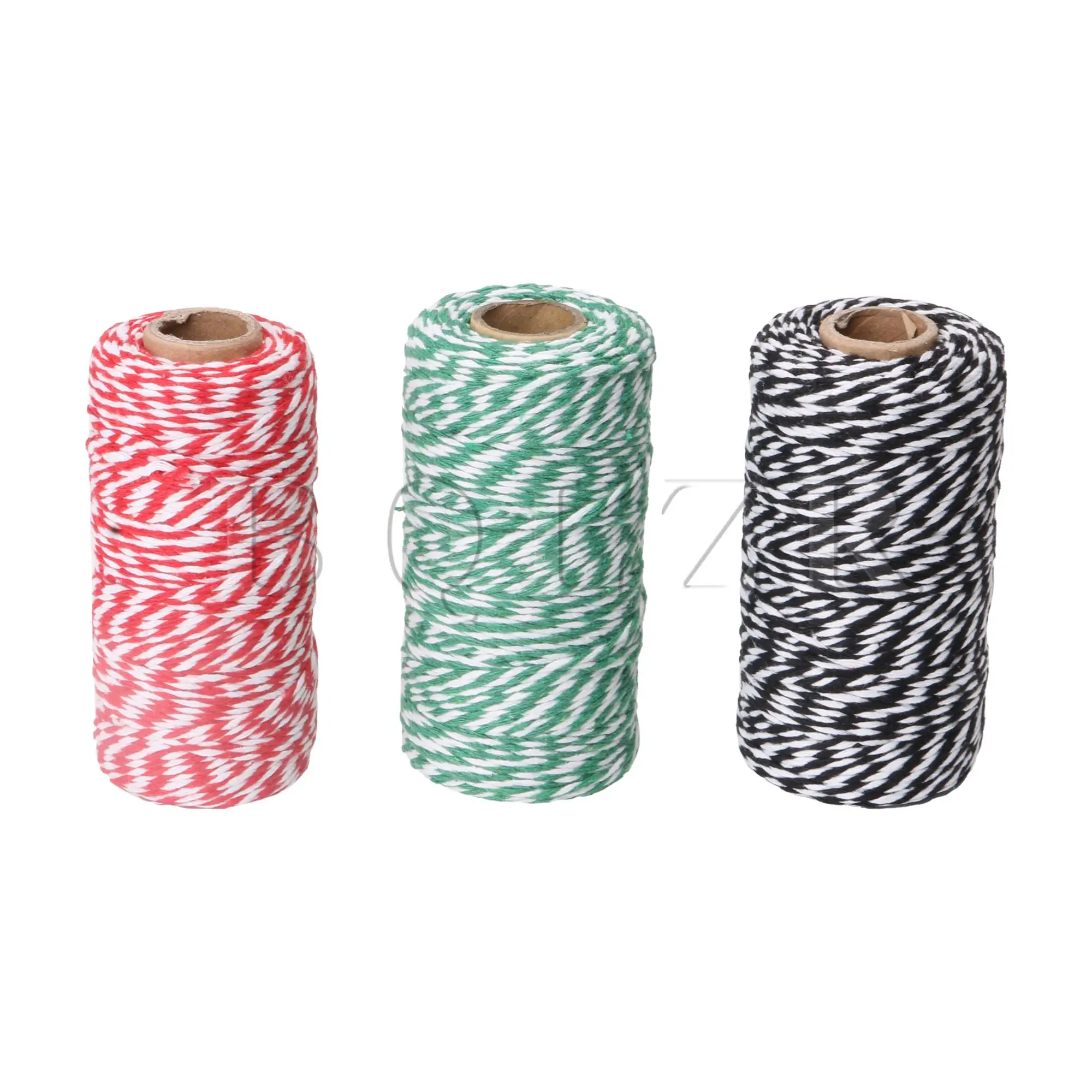 

BQLZR 3PCS Multicolor Twine Cord 100M Length String for DIY Gifts