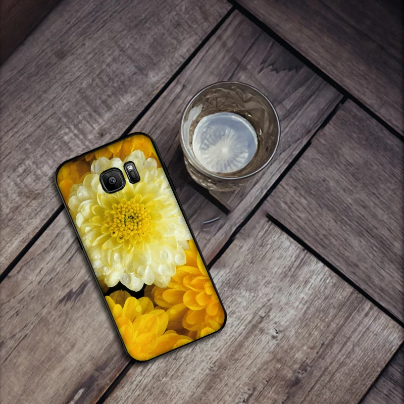 for Samsung M10 M20 M30 S6 S7 Edge S10 S9 S8 PLUS Plus Cover Peony Daisy Cactus | Мобильные телефоны и аксессуары
