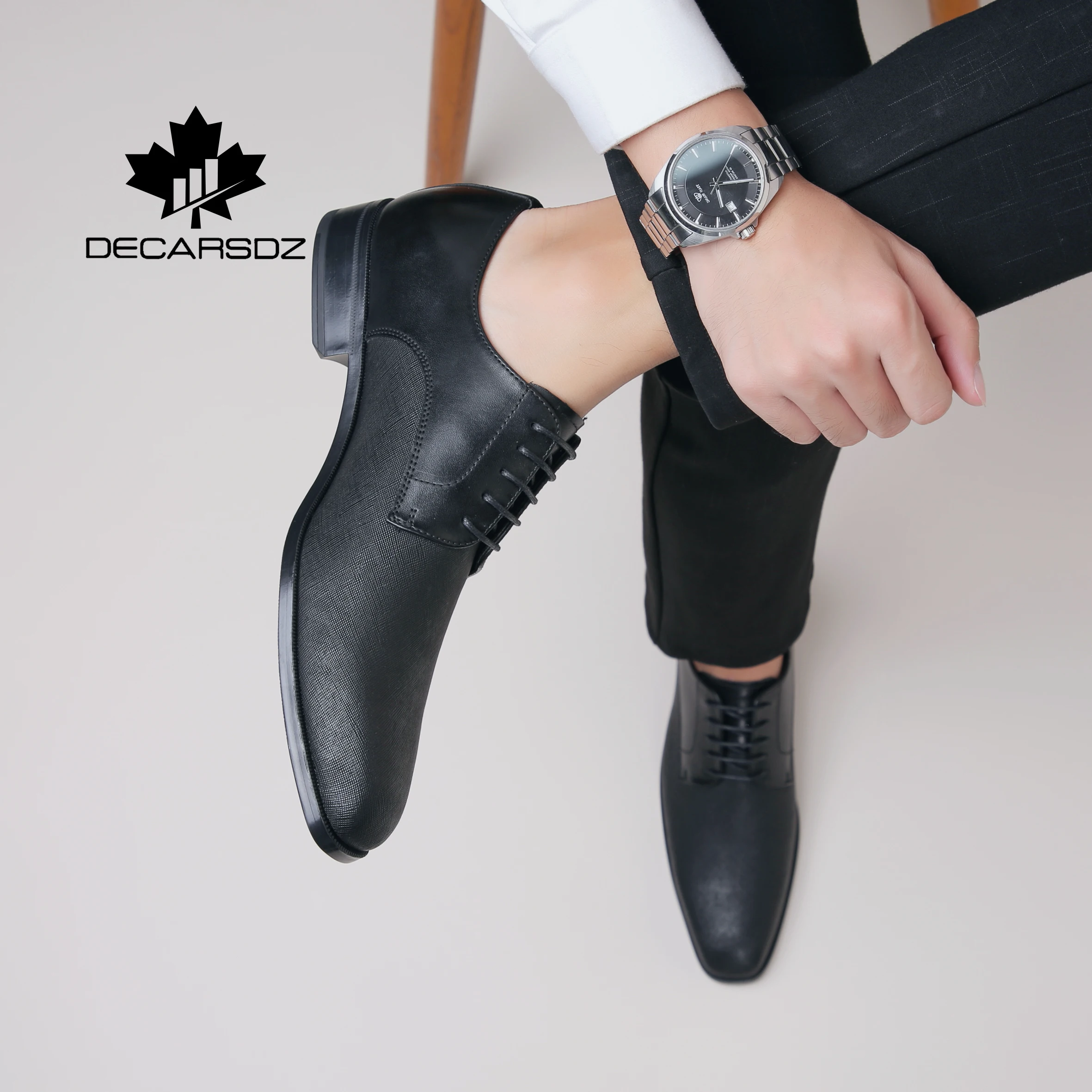 Мужская повседневная офисная обувь модная Роскошная брендовая удобная на