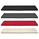 Садовая скамейка, подушка на 2-3 места, для улицы, однотонная, Террасная, водонепроницаемая, спонж, мебель, качели, подушка, украшение для дома