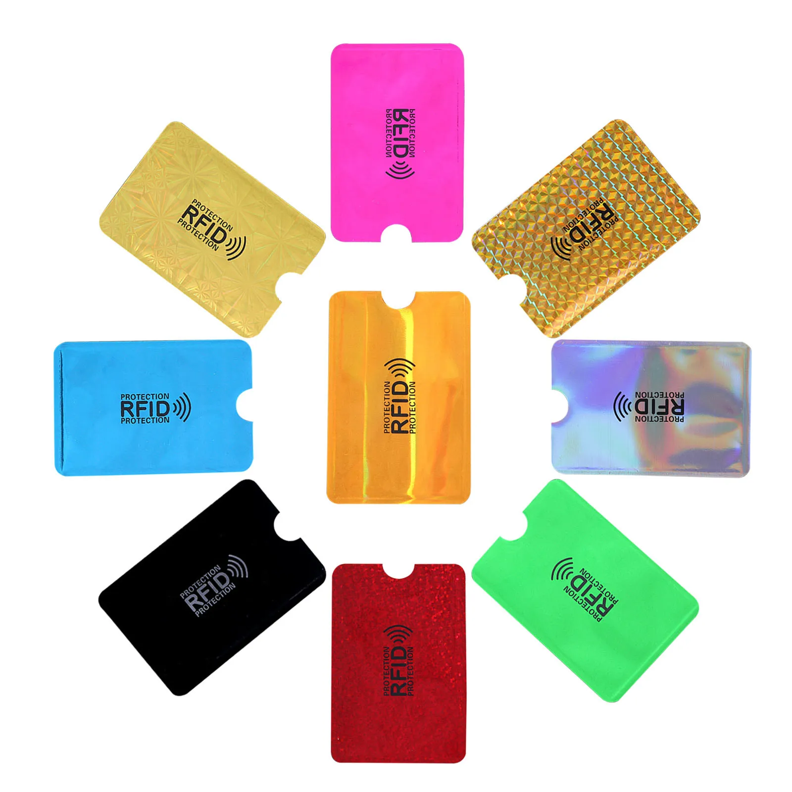 9 шт. защитный чехол для банковских карт с Rfid-защитой | Дом и сад