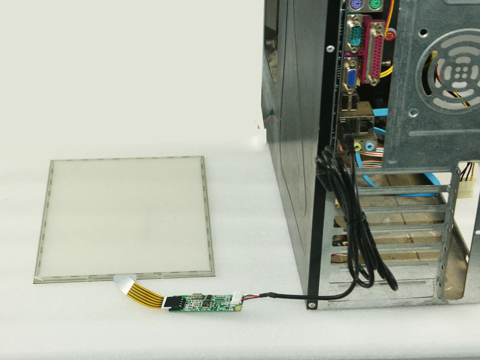 Бесплатная доставка 5 проводной резистивный сенсорный экран панель USB контроллер