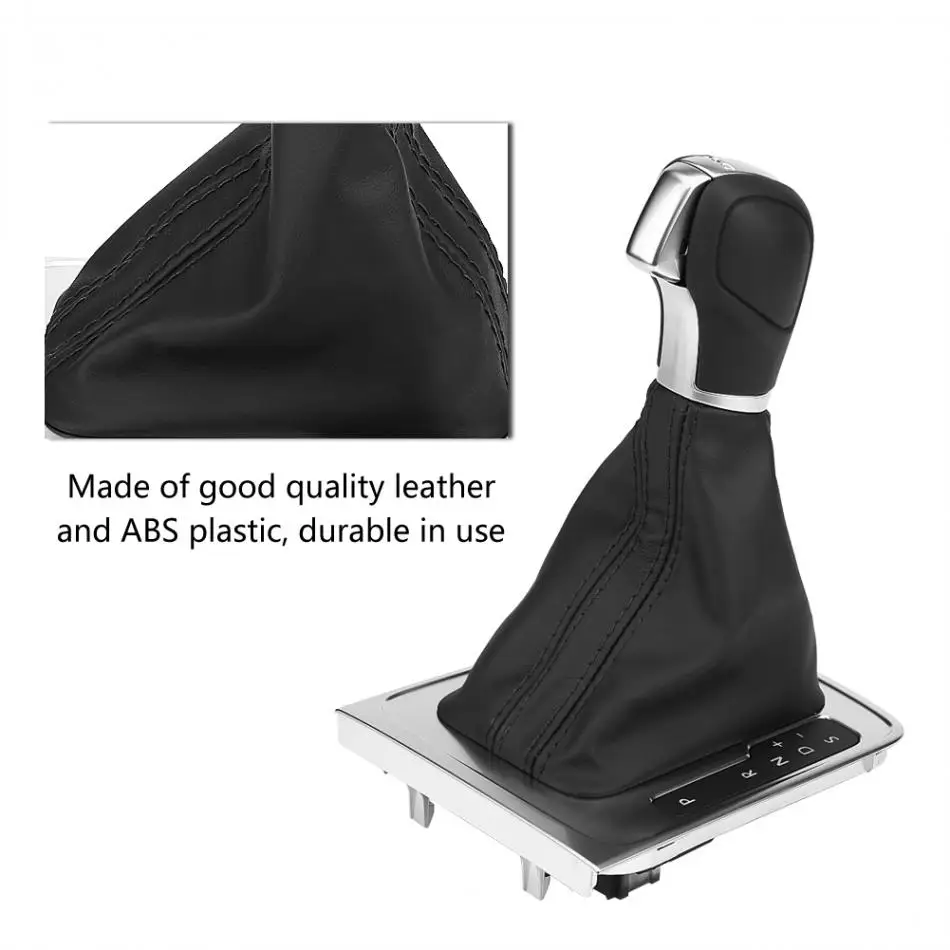 Кожаная автоматическая ручка переключения передач Пыленепроницаемый Чехол