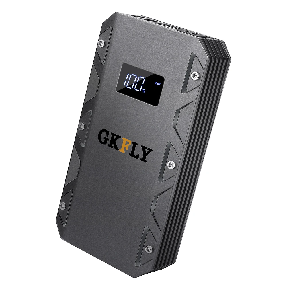 GKFLY высокое Ёмкость мини стартер скачка 12В 1500A начиная кабели устройства многофункциональная Портативный Мощность автомобиля банка Батарея усилитель
