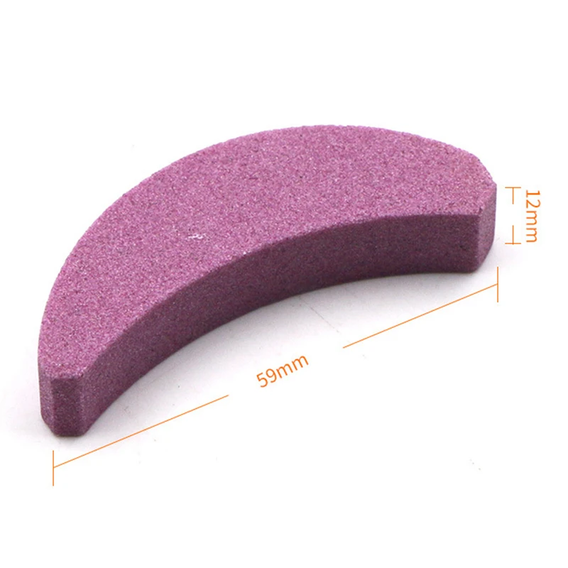 3 шт. высококачественный прочный шлифовальный камень полумесяц красный