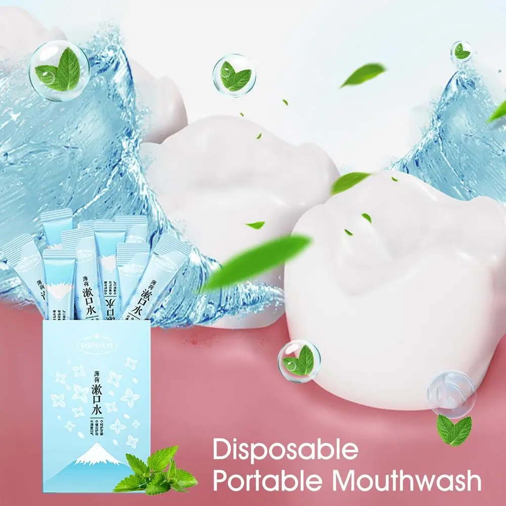 

2 Boxs Mouthwash Cool Mint Xylitol Taste Mouthwash Oral Breath Freshener Teeth Fresh Health Care Liquid Mouth Freshener Care