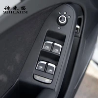 car styling for audi a4 b8 interior door window glass switch buttons decoration frame covers stickers trim sequins accessories