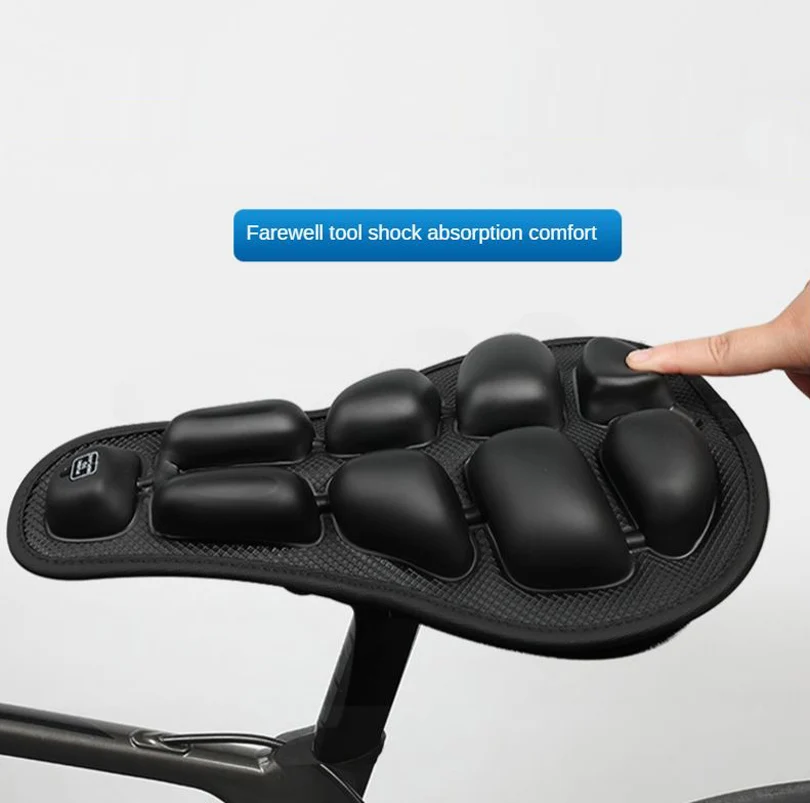 

Shock Absorption Inflatable Bicycle Seat Cover Road Bike MTB Bike Seat Cover Waterproof Cycling Equipment