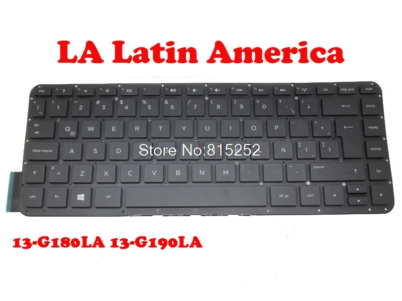 

Laptop Keyboard For HP 13-F010DX 13T-F000 13-G000 13-G160BR 13-G180LA 13-G190LA 13-G260BR 13-G280LA LA Latin America/Brazilian