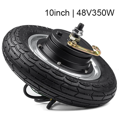 10inch 48V350W 8, 10, 12 дюймов, Электрический скутер, ступица двигателя, колеса 24 В, 36 В, 48 В, 350 Вт, 500 Вт, колесный мотор, бесщеточный EBike, Электрический скутер, Конверсионные Комплекты - Цвет: 10inch 48V350W