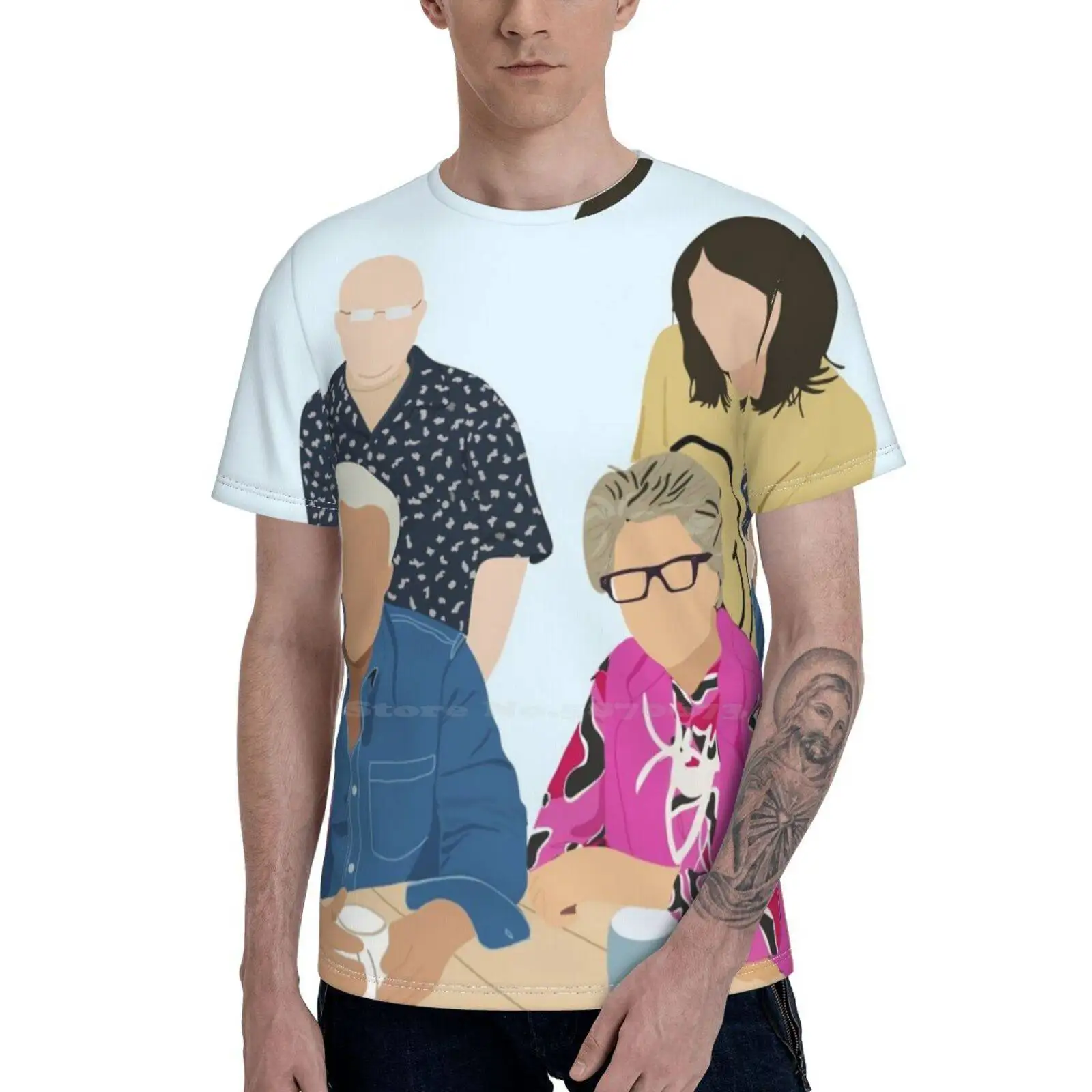 

Футболка The Great British Bake Off с 3D принтом Футболки с коротким рукавом топы The Great British выпечка шоу The Great British Bake Off