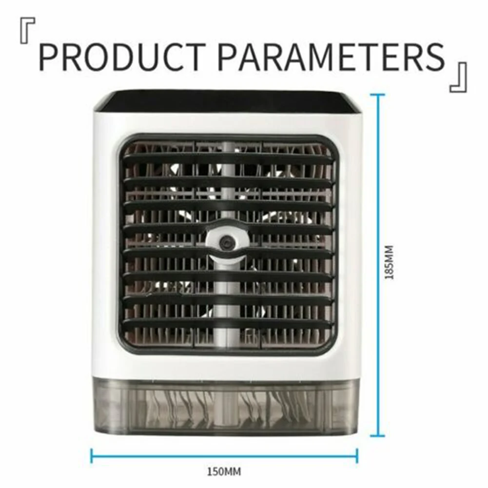

Portable Mini Air Conditioner Water Cool Cooling Fan Cooler Humidifier for Home H-best