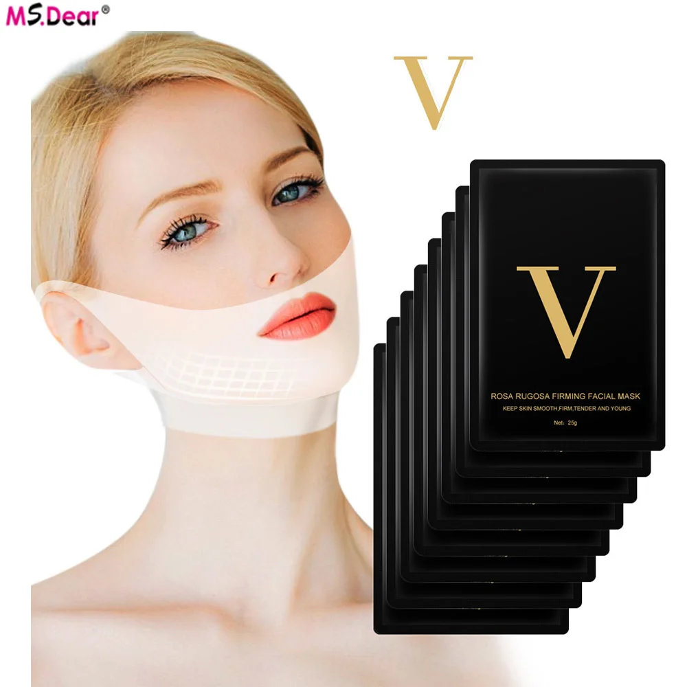 V образная маска для лифтинга лица похудения средство удаления морщин двойной