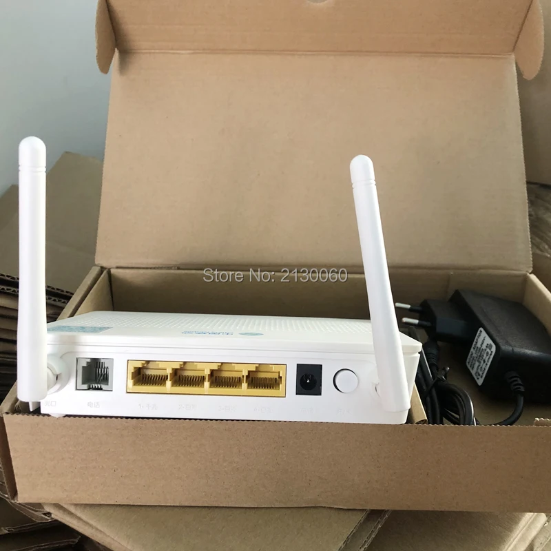 80 шт. 2 коробки 40 в картонной коробке Huawei HS8545M5 GPON ONU ONT 1GE + 3FE 1TEL USB Wifi интерфейс SC UPC