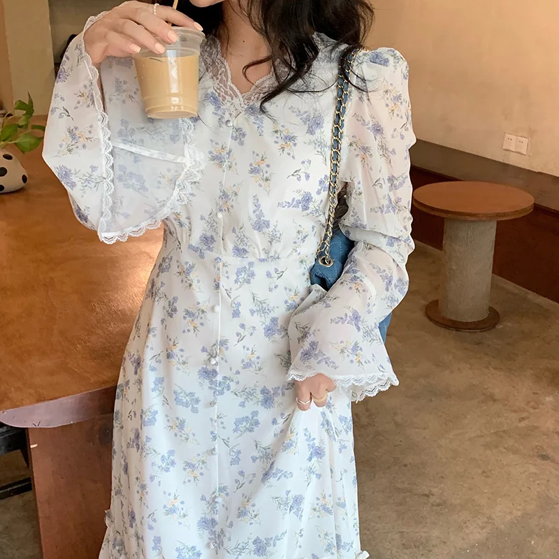 

Real Shot Cost-Effective ~ First Love Floral Dress Gas Design