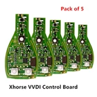 5 шт. Xhorse VVDI BE Key Pro улучшенная версия пульта дистанционного управления автомобильный ключ-плата для Mercedes-Benz, Fob 3 кнопки-315 МГц 433 МГц