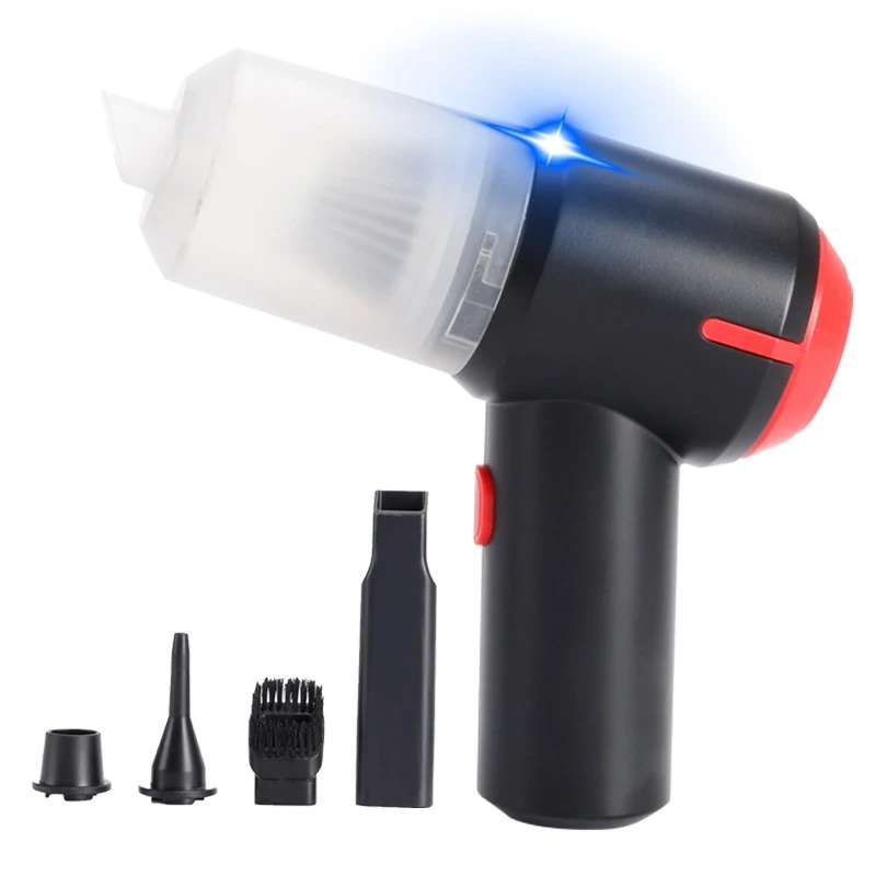 

3 in 1 Handheld Vacuum Cleaner 6000Pa Cordless Air Blower Mini Air Duster Electric Cleaner Tool for Computer Keyboard