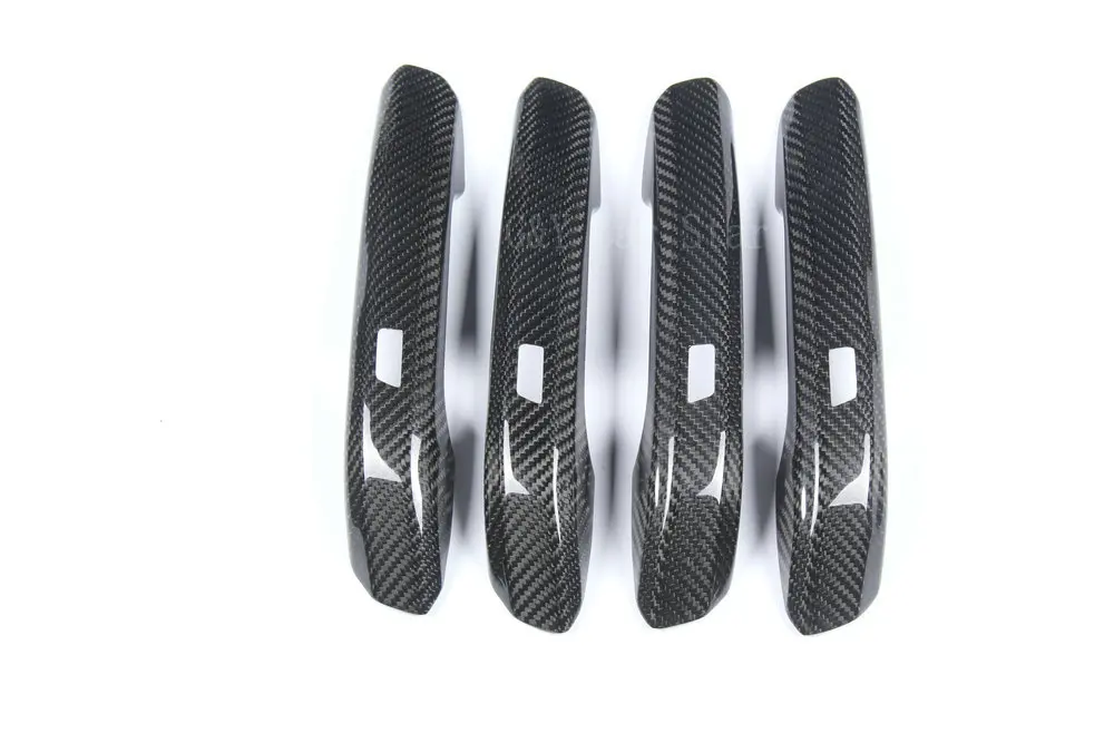 4 двери 8 шт./компл. чехол из углеродного волокна на дверную ручку для Audi B9 A5 S4 S5 RS4