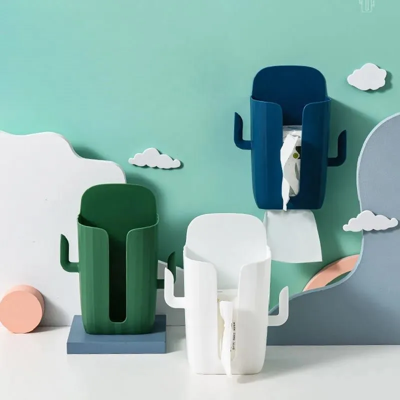 

Kitchen Paper Towel Bathroom Paper Towel Box Paper Drawer Paper Drawer Hanging Type Punch-free Corner Rack Creative Personality