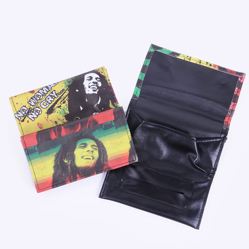 Чехол для сигарет и табака ручной держатель с креативным рисунком череп курения