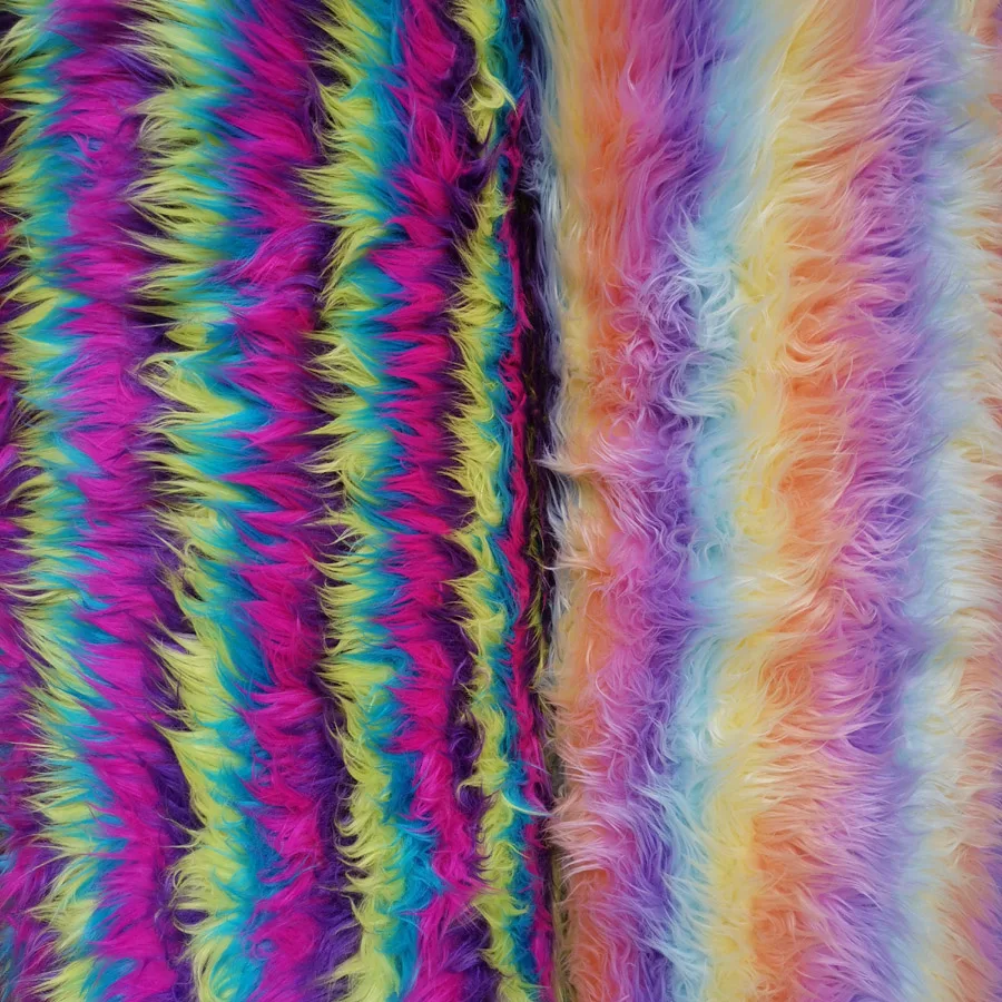 Радужная плюшевая кукла украшение из ткани имитирующая лисицу для зимнего