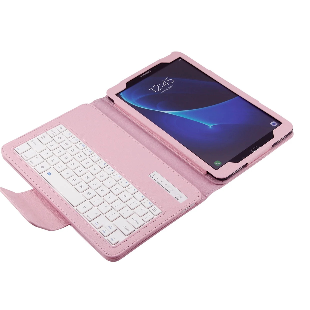

Samsung Galaxy Tab A (2016)10.1 T580 Wireless Bluetooth Keyboard Case Tablet Flip Leather Stand Cover +Stylus shell