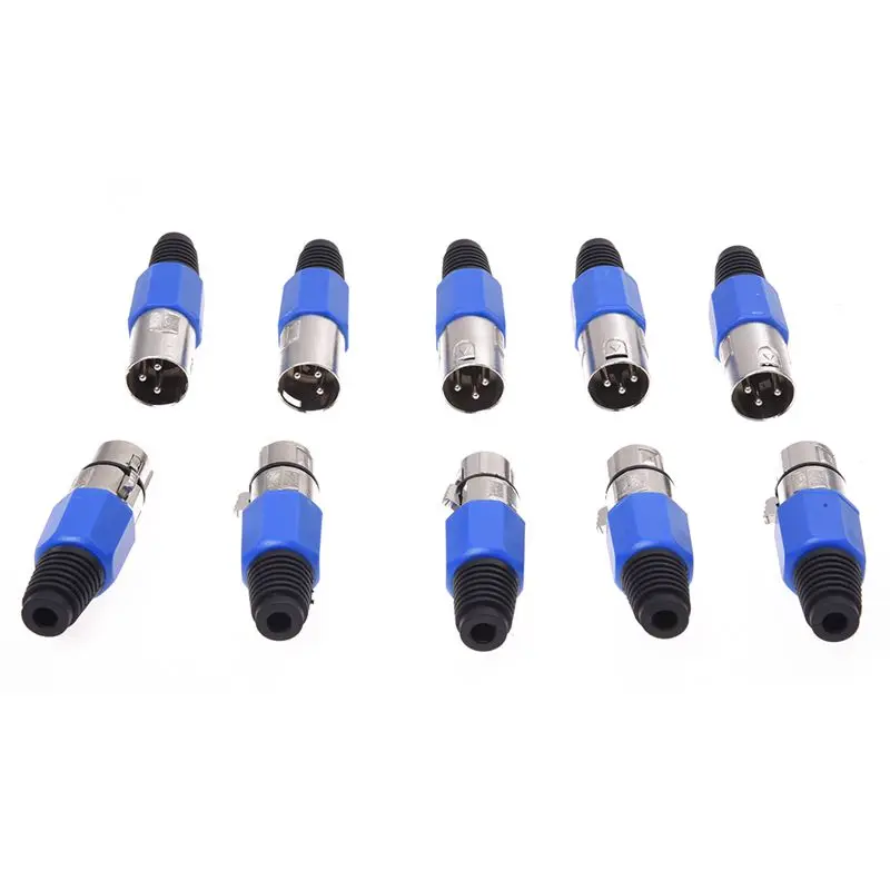 Детские носки 5 пар Металл женский/XLR 3 контактный разъем Jack Разъем o