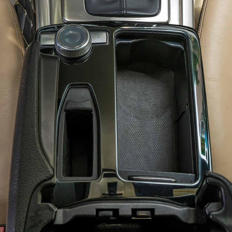 

for Mercedes Benz E Class W212 2010-2011 Gloss Black ABS Center Console Gear Shift Panel Cover Trim