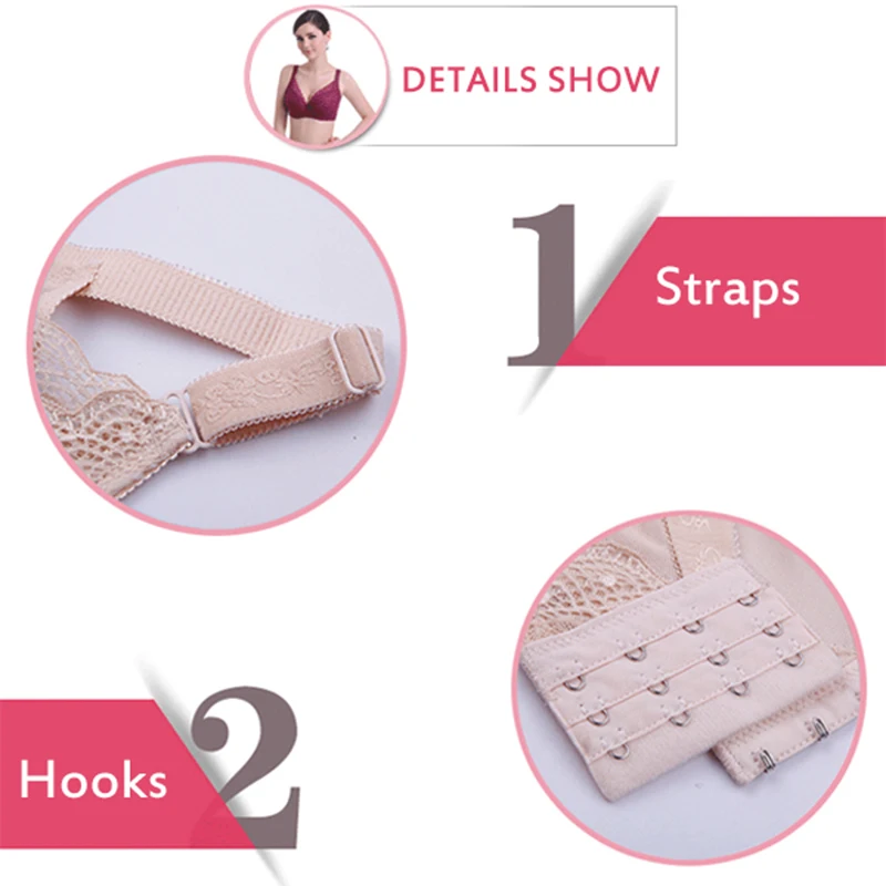 Женский кружевной бюстгальтер с эффектом пуш-ап | Женская одежда