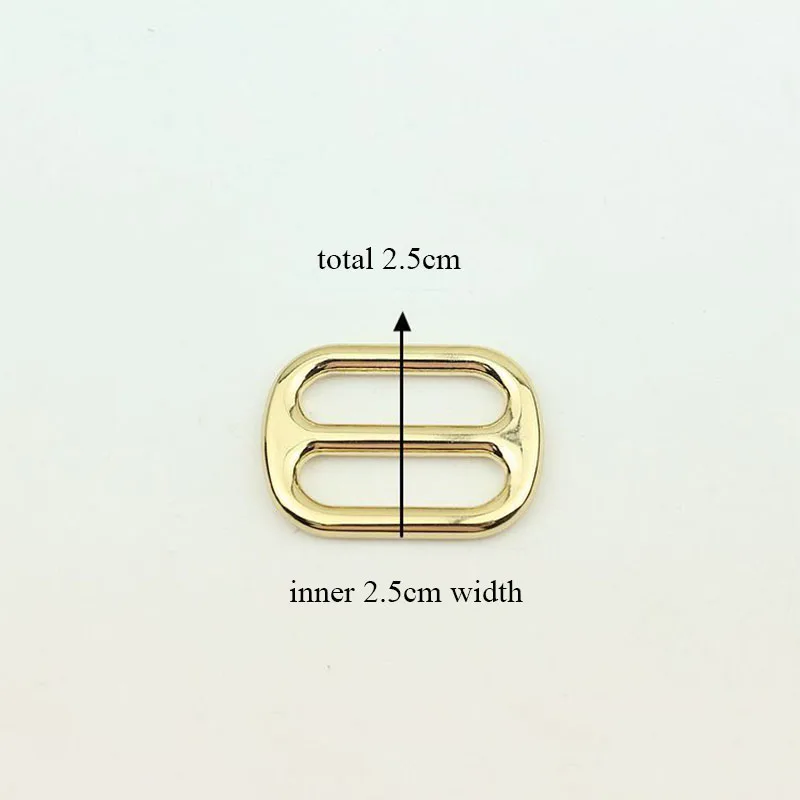 30pcs 25/31/38mm High Quality Metal Slider Buckles DIY Bags Strap Bar Adjust Buckle Dog Collar Belt Sewing Hardware Accessories