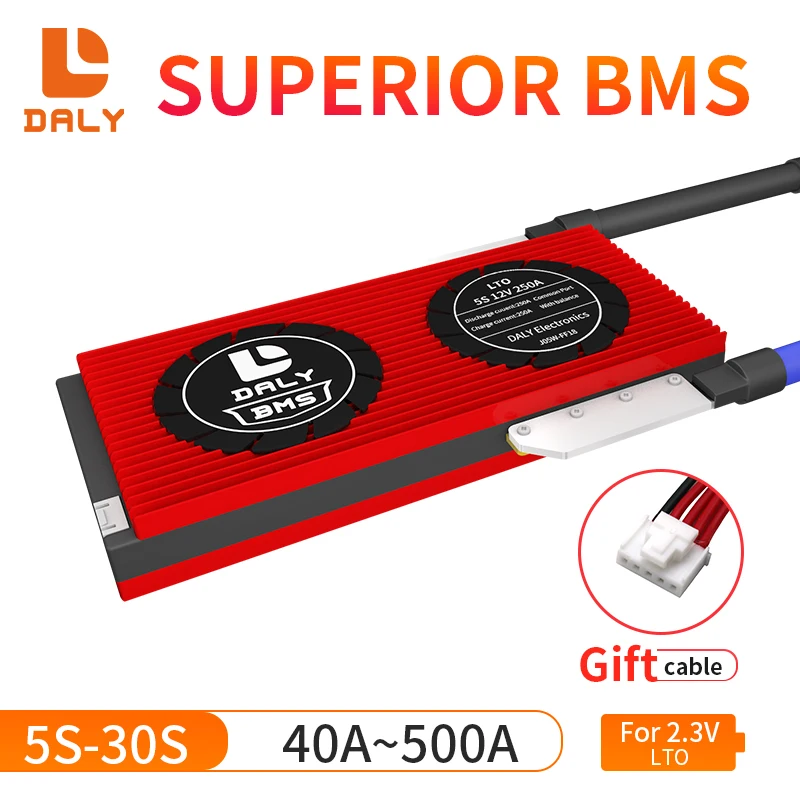 

Daly LTO BMS 5S 10S 15S 20S 25S 30S 40A 60A 80A 100A 120A 150A 200A 250A 300A 400A 500A batterie BMS