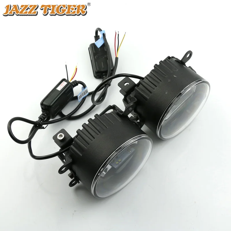 Джаз Тигр 2-в-1 функции Светодиодный дневной светильник Автомобильный