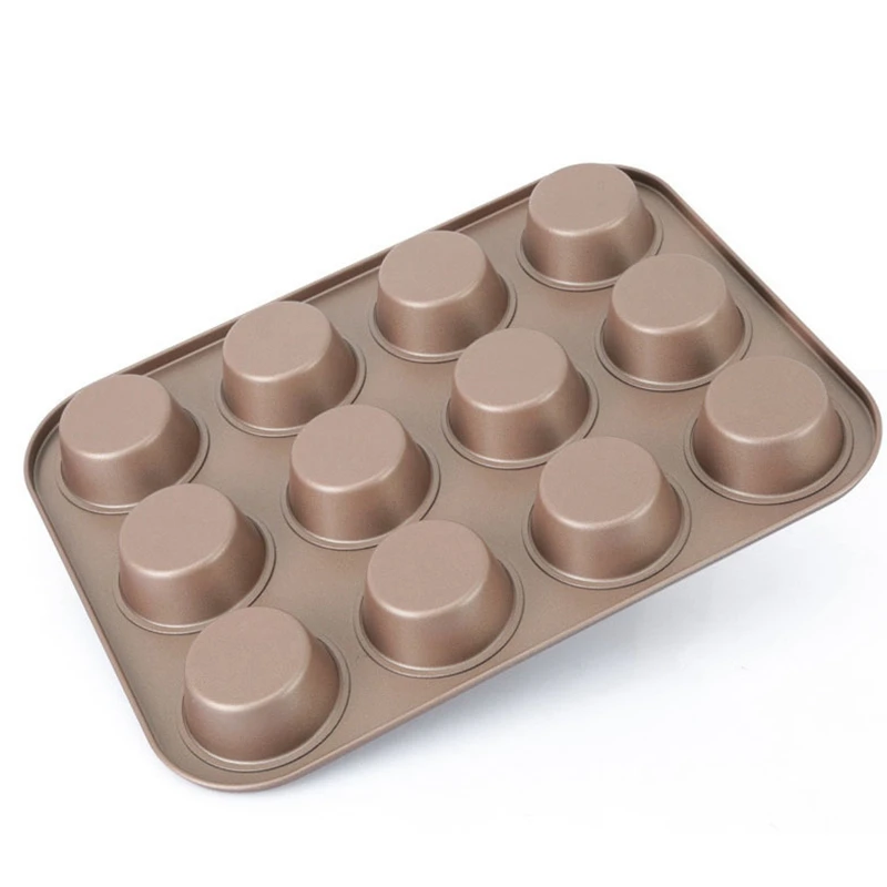 1 большая золотая губка для выпечки 12 отверстий и 30 шт. волнистых двусторонних