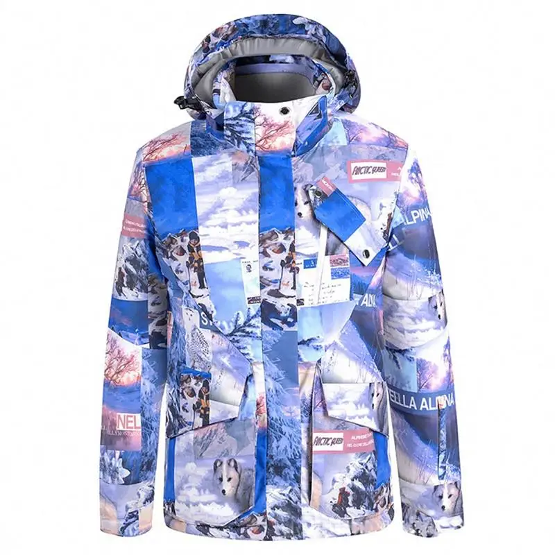 

Thicken Ski Suit Men Winter Warm Windproof Waterproof Outdoor Sports Snow Jackets Hot Ski Equipment Snowboard Jacket Men