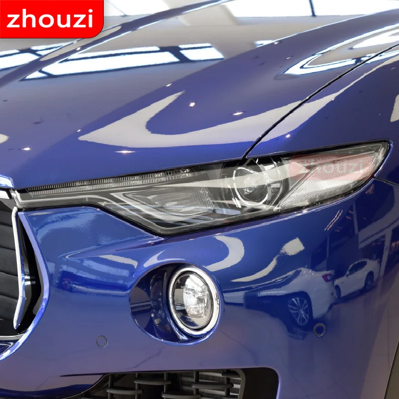 Фото Защитная пленка для автомобильных фар Maserati Ghibl Levante Quattroporte №3