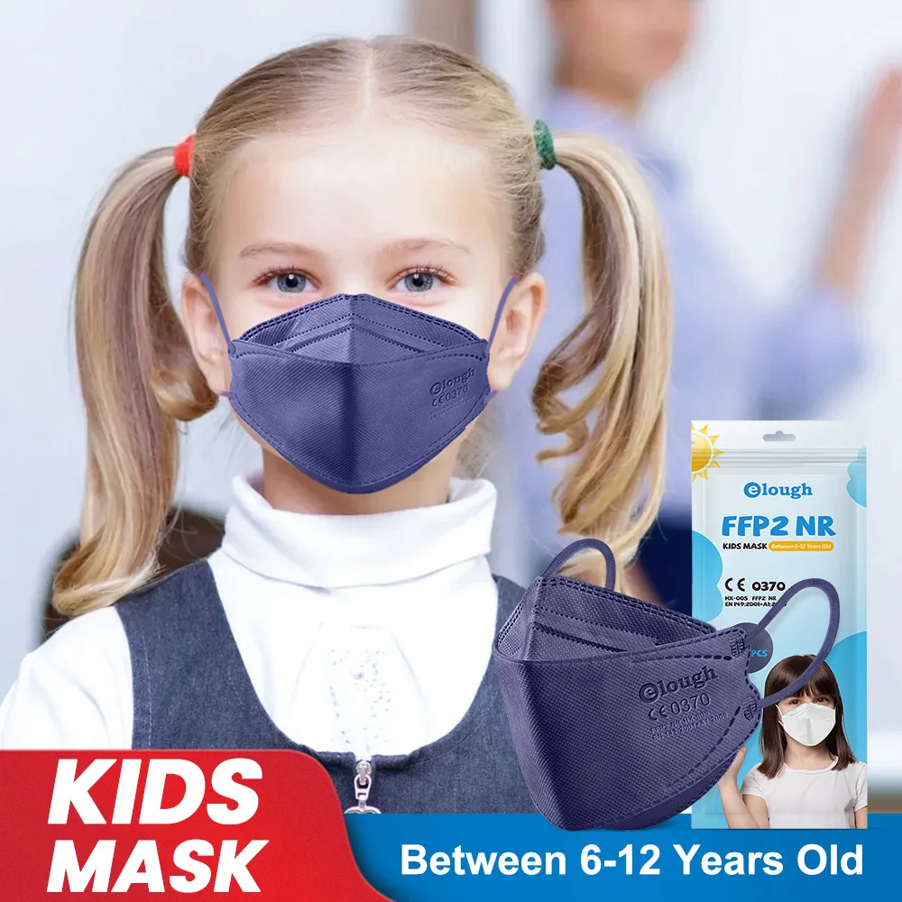 Elough Mascarillas FPP2 Niños Resuable Fish Infant FFP2 Kids Masks FP2 FFP2Mask 4 Layers KN95 Children FFP 2 | Безопасность и