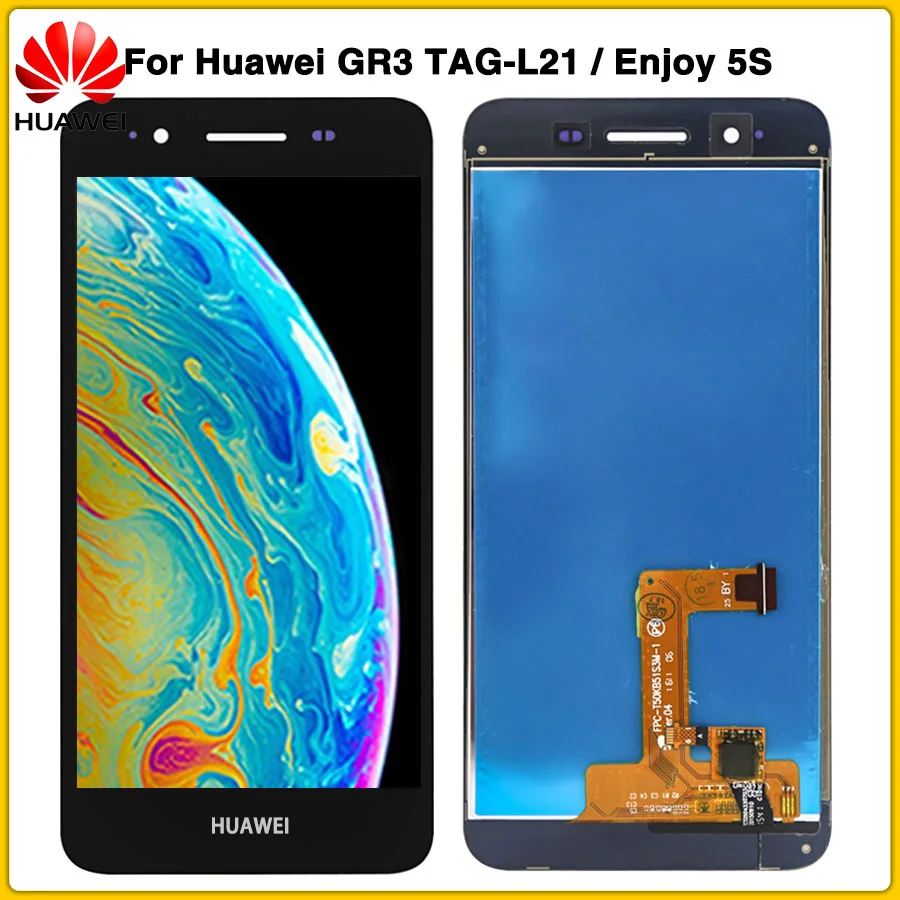 OEM Display For Huawei Enjoy 5S GR3 TAG-L21 / L22 L03 L01 L13 LCD Digitizer Touch Screen Assembly | Мобильные телефоны и