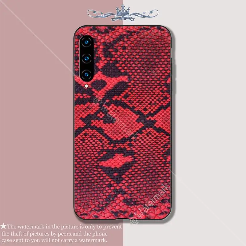 Роскошный чехол для телефона Yinuoda с узором из змеиной кожи чехлы Huawei Y7 2019 Mate 10 20 Lite