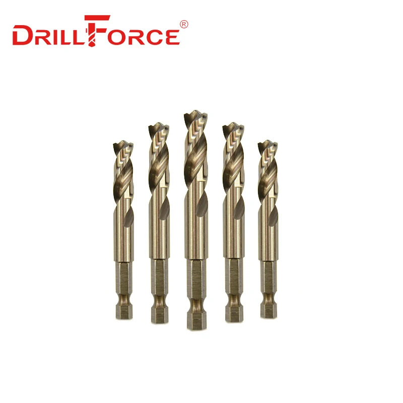 Кобальтовые сверла Drillforce M35 Быстросменные насадки из быстрорежущей стали 2 мм-13
