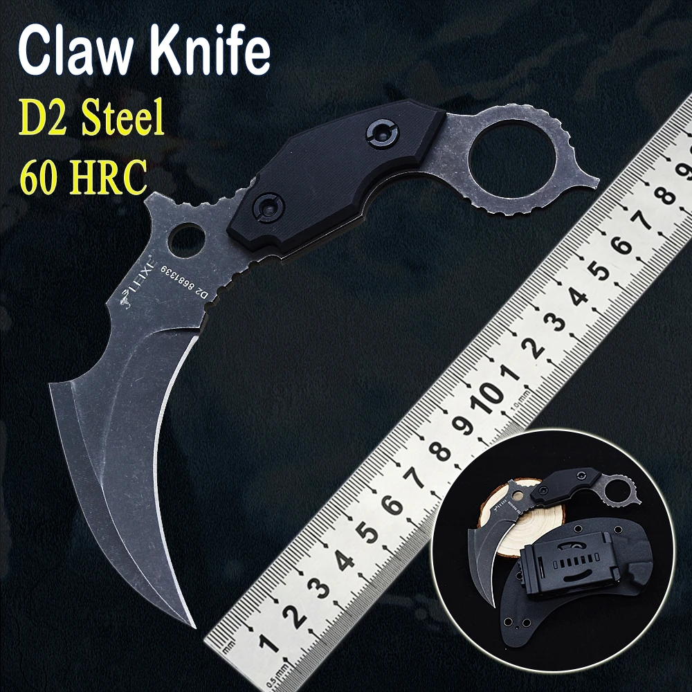 Нож коготь скорпиона CSGO с фиксированным лезвием для выживания охотничий нож
