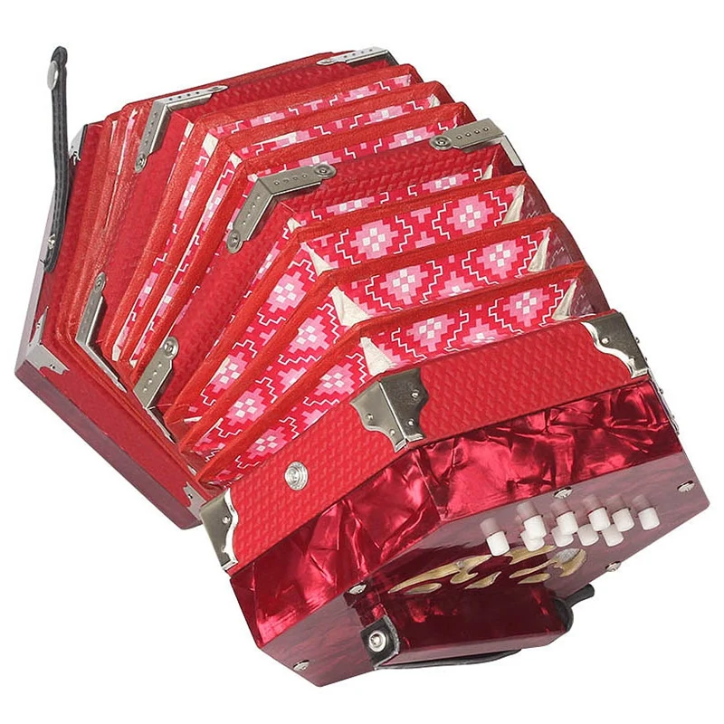 Гармоники концертино типа гармошка 20-кнопка 40-Рид англо Стиль с сумкой для