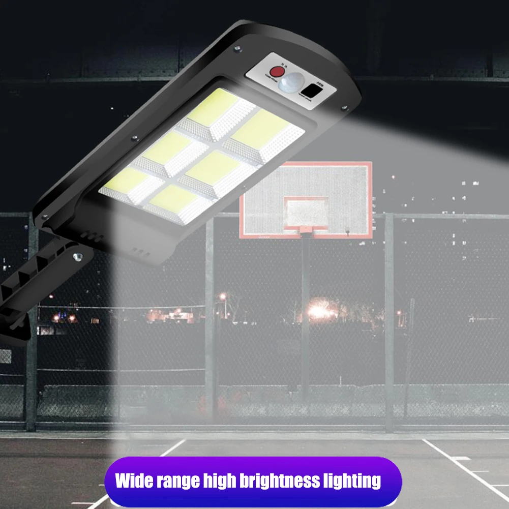 

Waterproof Solar Street Light Human Motion Sensor Wall Light Remote Control Security Lighting Lamp for Outdoor Garden Yard