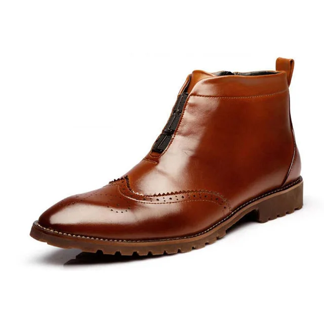 see chart Профессиональные кроссовки для верховой езды из высококачественной воловьей кожи; нескользящие износостойкие ботинки для верховой езды с резным узором - Цвет: see chart