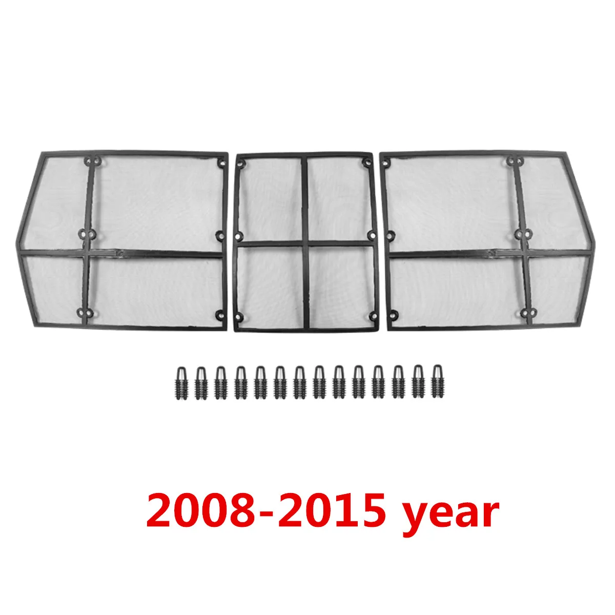 2008-2015 Передняя решетка автомобиля противомоскитная сетка для Toyota Land Cruiser 200 LC200 Fj200 2008 2009 2010 2011 2012 2013 - Цвет: 2008-2015