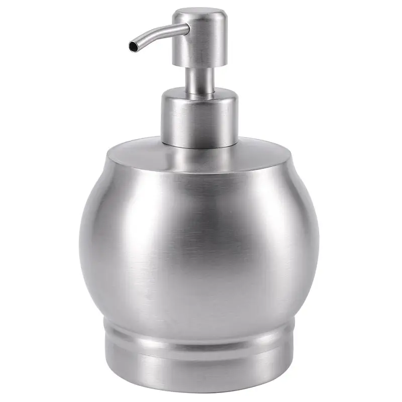 

550Ml Stainless Steel Soap Dispenser Pump Lotion Bottle Kitchen Bathroom Detergent Shampoo Shower Hand Wash Bottle Pump Holder