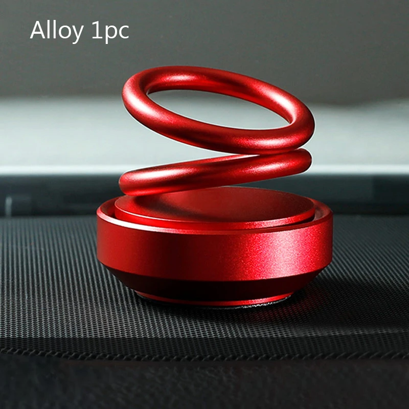 Alloy Red 1 piece Ароматизатор для машины автомобильный очиститель и освежитель воздуха Духи Кельн морской аромат Сплав ABS автомобиль орнамент аксессуары - Название цвета: Alloy Red 1 piece
