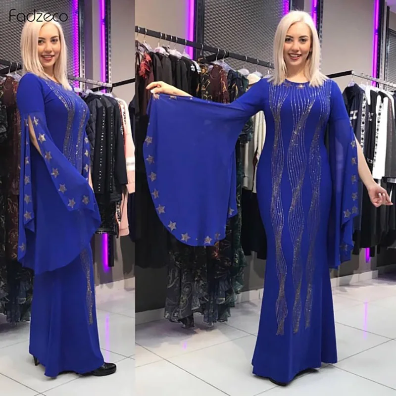 Fadzeco Африканские элегантные платья для женщин плюс размер новинка 2019 африканские