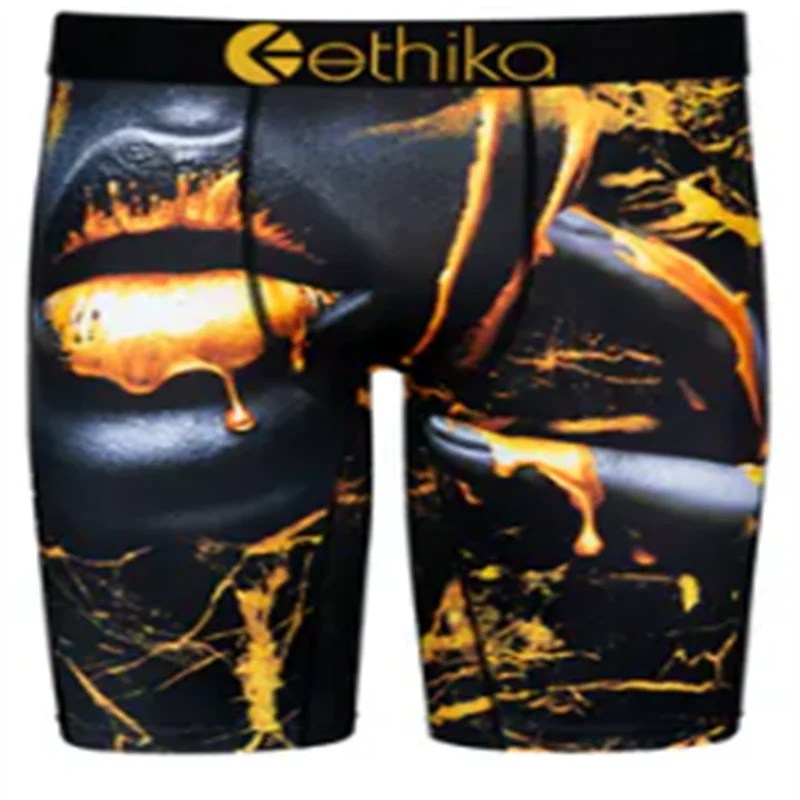 

Камуфляжные мужские модные летние шорты Ethika, повседневное нижнее белье, Мультяшные боксеры, шорты, боксеры Ethika
