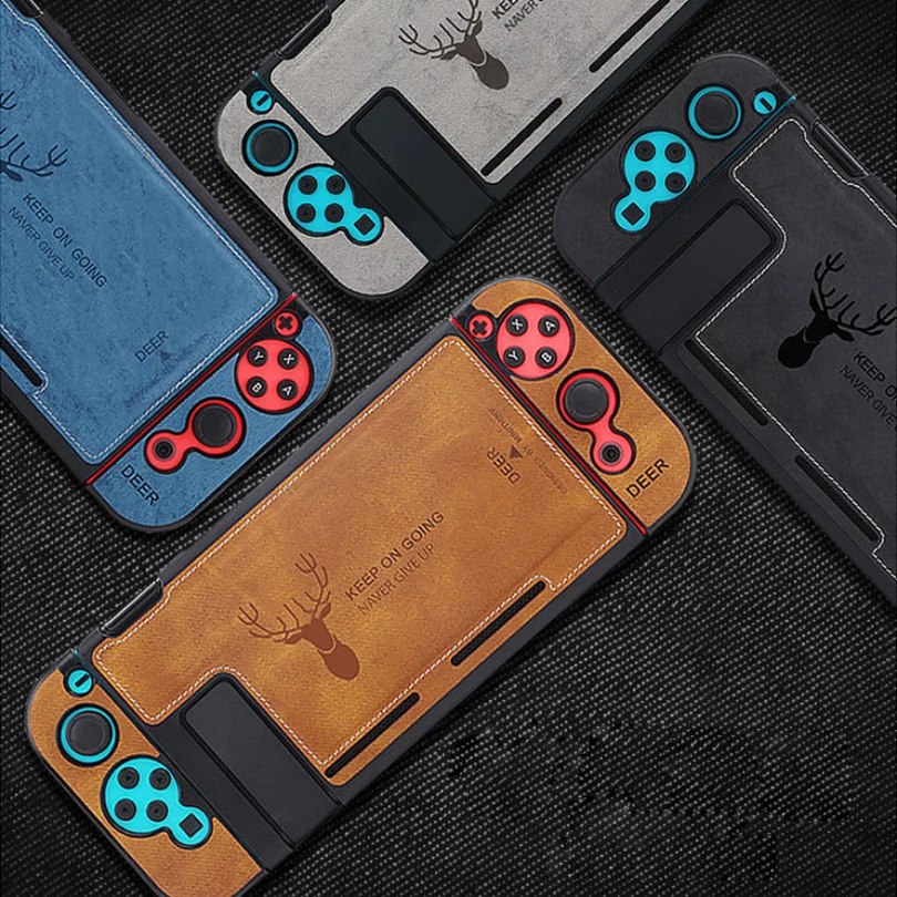 Аксессуары для консоли Nintendo Switch защитный чехол Joy-Con тканевый задней панели